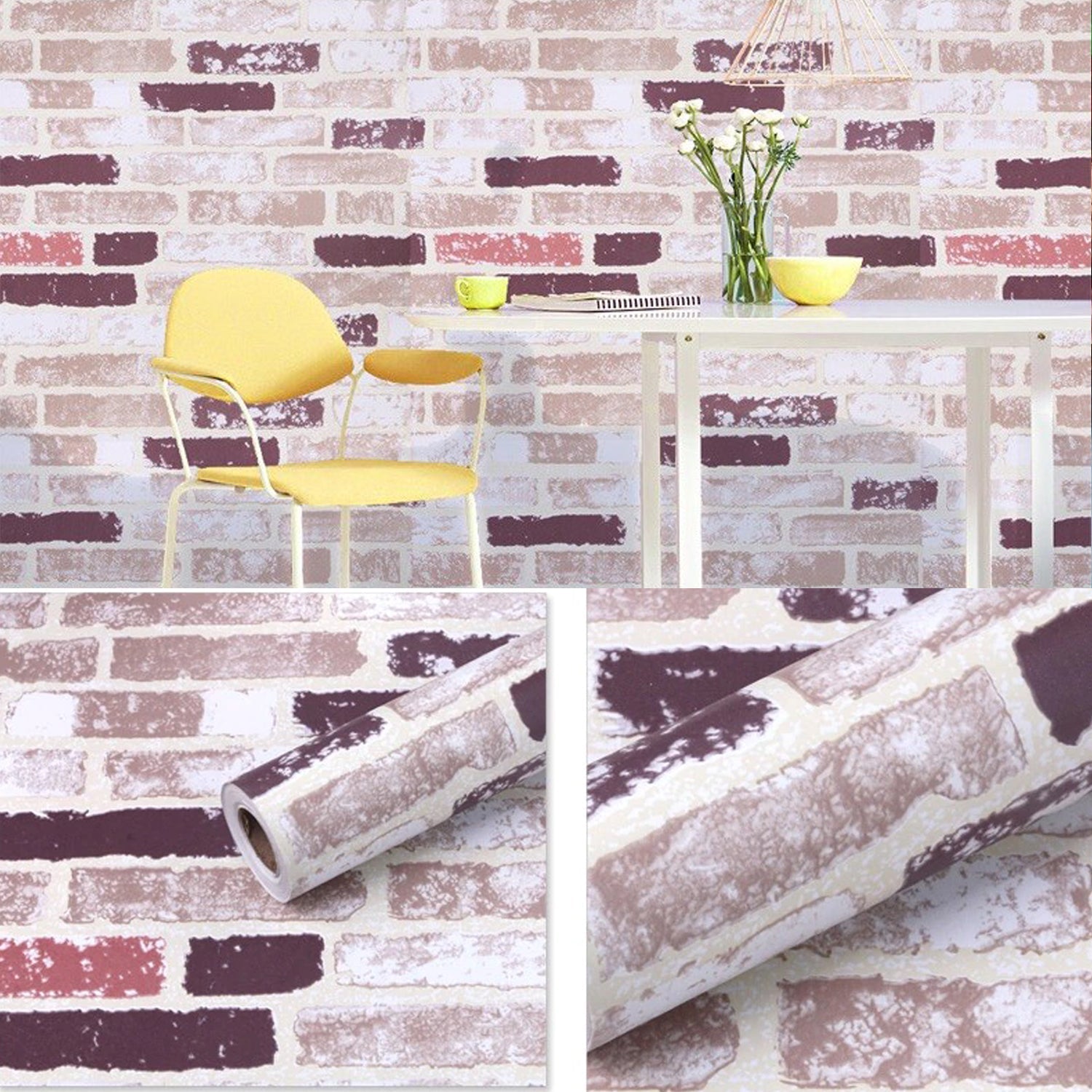 Self-adhesive wallpaper in a decorative style Self-adhesive wallpaper in a decorative style